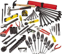 Proto - 67 Piece 1/4, 3/8, 1/2 & 3/4" Drive Master Tool Set - Comes in Top Chest - Industrial Tool & Supply