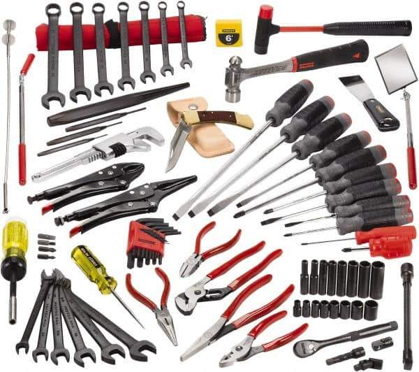 Proto - 84 Piece 1/4" Drive Master Tool Set - Industrial Tool & Supply