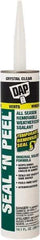 DAP - 10.1 oz Cartridge Clear Polyurethane Caulk - -20 to 100°F Operating Temp, 10 min Tack Free Dry Time, 1 hr Full Cure Time - Industrial Tool & Supply