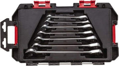 Blackhawk by Proto - 7 Piece, 3/8" to 3/4", Ratcheting Combination Wrench Set - Inch Measurement Standard, Chrome Finish, Comes in Case - Industrial Tool & Supply