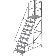 TRI-ARC - Rolling & Wall Mounted Ladders & Platforms Type: Rolling Warehouse Ladder Style: Rolling Platform Ladder - Industrial Tool & Supply