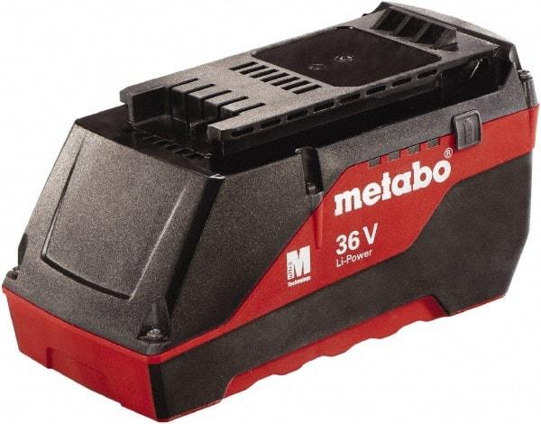 Metabo - 36 Volt Lithium-Ion Power Tool Battery - 5.2 Ahr Capacity, 100 min Charge Time, Series 36V Li-Power - Industrial Tool & Supply