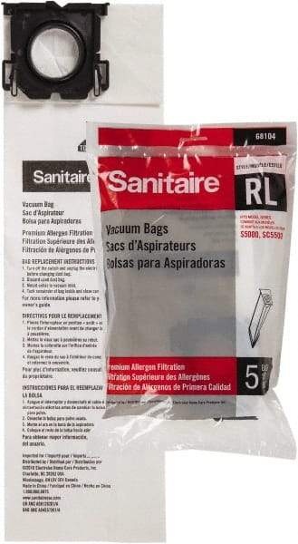 Sanitaire - 3 Qt Paper Vacuum Bag - For SC5500A - Industrial Tool & Supply