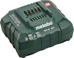 Metabo - 14.4/18/36 Volt, Lithium-Ion Power Tool Charger - 1 hr & 30 min to Charge, AC Wall Outlet Power Source - Industrial Tool & Supply