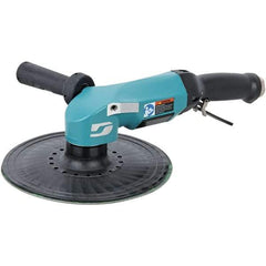 Dynabrade - 9" Max Disc, 6,500 RPM, Pneumatic Handheld Disc Sander - 115 CFM, 1/2 NPT Inlet, 2.8 hp, 90 psi - Industrial Tool & Supply