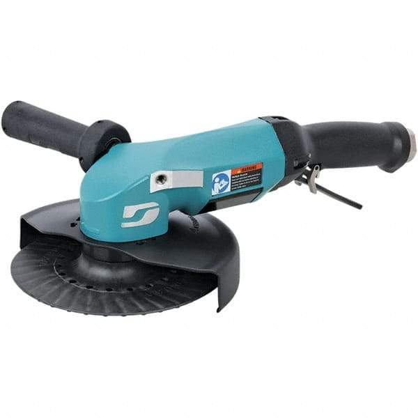 Dynabrade - 7" Max Disc, 8,500 RPM, Pneumatic Handheld Disc Sander - 115 CFM, 1/2 NPT Inlet, 2.8 hp, 90 psi - Industrial Tool & Supply