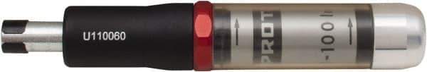 Proto - 1 Piece, 20 to 100 In/oz, Torque Limiting Screwdriver - 5-1/4" OAL, 1/4" Drive - Industrial Tool & Supply