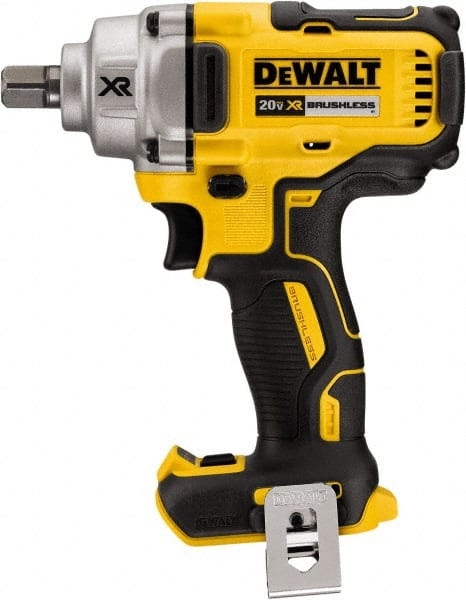 DeWALT - 1/2" Drive 20 Volt Mid-Handle Cordless Impact Wrench & Ratchet - Industrial Tool & Supply