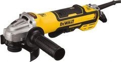 DeWALT - 4-1/2 & 5" Wheel Diam, 10,500 RPM, Corded Angle & Disc Grinder - 5/8-11 Spindle, 120 Volts, 13 Amps - Industrial Tool & Supply