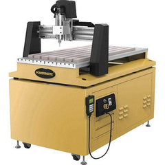 Powermatic - Single Phase, 24,000 RPM, 230 Volt, CNC Mill Drill Machine - 39-11/64" Long x 28-25/64" Wide Table - Industrial Tool & Supply