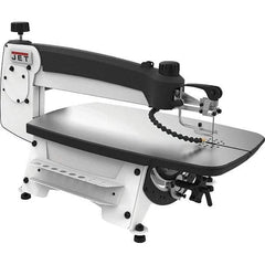 Jet - 3/4" Stroke Length, 2" Depth of Cut, Scroll Saw - 400 to 1,550 Strokes per min, Includes Foot Switch - Industrial Tool & Supply