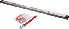 Sweepex - 48" Long Magnetic Sweeper Bar - 2" Wide x 2" High, 1 to 2" Clearance - Industrial Tool & Supply