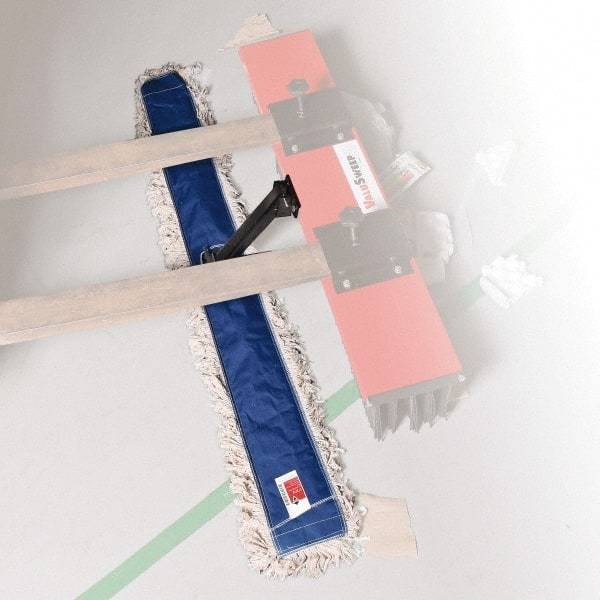 Sweepex - 6" Long x 9-1/2" Wide Sweeper Dust Mop Kit - Soft Cotton Bristles, For Use with ValuSweep Broom - Industrial Tool & Supply