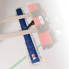 Sweepex - 6" Long x 9-1/2" Wide Sweeper Dust Mop Kit - Soft Cotton Bristles, For Use with ValuSweep Broom - Industrial Tool & Supply