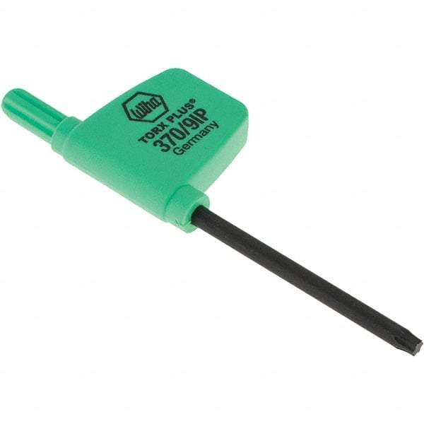 Wiha - IP9 Torx Plus Key - Flag-Style, 40mm Length Under Head, 2.9" OAL - Industrial Tool & Supply