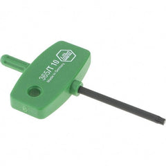Wiha - T10 Torx Key - Wing Handle, 40mm Length Under Head, 2.9" OAL - Industrial Tool & Supply