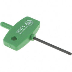 Wiha - T8 Torx Key - Wing Handle, 40mm Length Under Head, 2.9" OAL - Industrial Tool & Supply