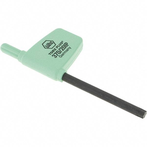 Wiha - IP20 Torx Plus Key - Flag-Style, 45mm Length Under Head, 3.1" OAL - Industrial Tool & Supply