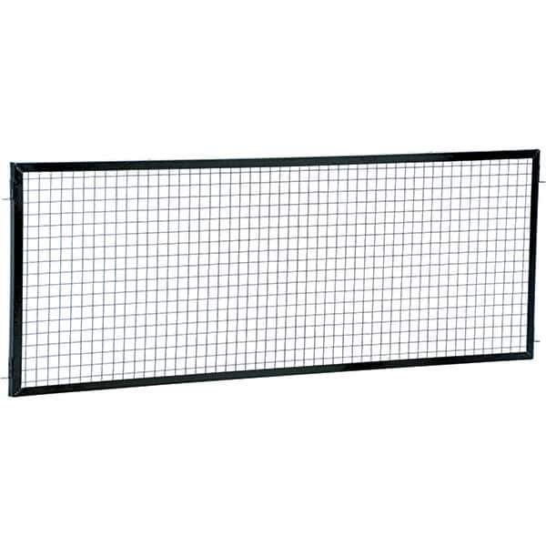 Vestil - 8' Long x 3' High, Black Hinged Door - Industrial Tool & Supply