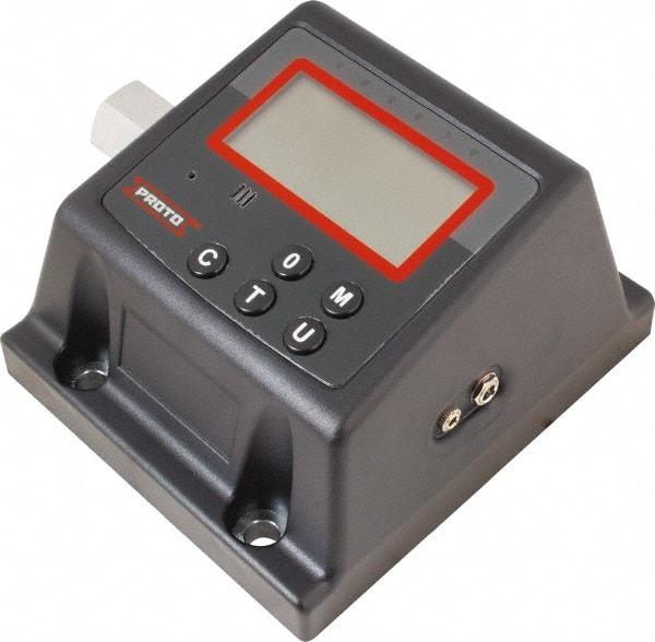 Proto - 60 to 600 Ft/lb, Electronic Torque Tester - Accurate to ± 1% CW and ± 3% CCW Digit Accuracy, 5-5/8" OAL, 3/4" Drive - Industrial Tool & Supply