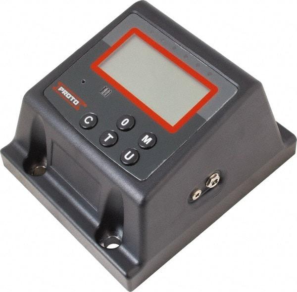 Proto - 25 to 250 Ft/lb, Electronic Torque Tester - Accurate to ± 1% CW and ± 3% CCW Digit Accuracy, 5-5/8" OAL, 1/2" Drive - Industrial Tool & Supply