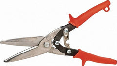 Wiss - 3" Length of Cut, Straight Pattern Multi-Purpose Snip - 10-1/2" OAL, Non-Slip Rubber Handle - Industrial Tool & Supply