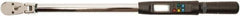 Proto - 1/2" Drive Electronic Torque Wrench - 12-1/2 Ft/Lb to 250 Ft/Lb Torque, 0.1 Ft/Lb Graduation, Flex-Head Ratcheting with Reverse Lever - Industrial Tool & Supply
