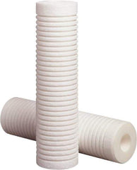 3M Purification - 2.6" OD, 50µ, Polypropylene Melt Blown-Thermal Bonded Cartridge Filter - 20" Long, Reduces High Capacity Sediments Filtration - Industrial Tool & Supply