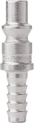 CEJN - Hose Barb ARO Pneumatic Hose Connector - Steel Zinc Plated, 1/4" Body Diam, 1/4" Hose ID - Industrial Tool & Supply