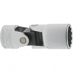 Proto - 9/16", 3/8" Drive, Intermediate Hand Socket - 12 Points, 2-1/4" OAL, Steel, Full Polish Finish - Industrial Tool & Supply