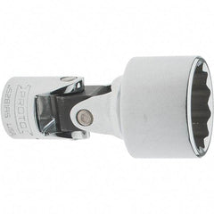 Proto - 7/8", 3/8" Drive, Intermediate Hand Socket - 12 Points, 2-1/4" OAL, Steel, Full Polish Finish - Industrial Tool & Supply