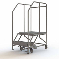 TRI-ARC - Rolling & Wall Mounted Ladders & Platforms Type: Rolling Work Platform Style: Steel Work Platform - Industrial Tool & Supply
