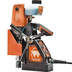 WALTER Surface Technologies - 1/2" Chuck, Portable Electromagnetic Drill Press - 600 RPM, 8 Amps, 850 Watts, 120 Volts - Industrial Tool & Supply