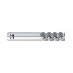 5/16 Dia. x 2-1/2 Overall Length 3-Flute Square End Solid Carbide SE End Mill-Round Shank-Center Cutting-Uncoated - Industrial Tool & Supply