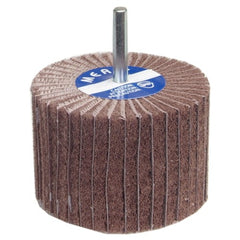 2″ × 1 1/2″ × 1/4″ Interleaf Non-Woven Flap Wheel 60 Grit Aluminum Oxide - Industrial Tool & Supply