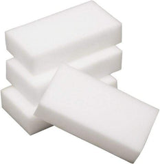 Ability One - 2.3" Long x 4.6" Wide x 1" Thick Cleansing Pad - Medium-Duty, White - Industrial Tool & Supply