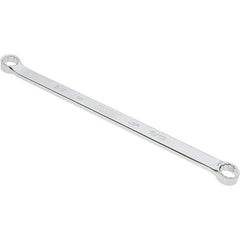 Proto - 9/16" x 5/8" 12 Point Box Wrench - Double End, 53/64" Head Diam x 13/32" Head Thickness, 12-31/64" OAL, Steel, Polished Finish, 15° Offset - Industrial Tool & Supply