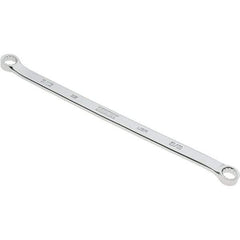 Proto - 3/8" x 7/16" 12 Point Box Wrench - Double End, 37/64" Head Diam x 21/64" Head Thickness, 9-27/32" OAL, Steel, Polished Finish, 15° Offset - Industrial Tool & Supply