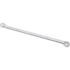 Proto - 11/16" x 3/4" 12 Point Box Wrench - Double End, 1" Head Diam x 1/2" Head Thickness, 14-11/32" OAL, Steel, Polished Finish, 15° Offset - Industrial Tool & Supply