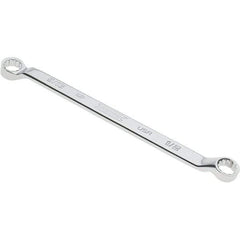 Proto - 1/2" x 9/16" 12 Point Box Wrench - Double End, 53/64" Head Diam x 3/4" Head Thickness, 8-7/8" OAL, Steel, Polished Finish, 15° Offset - Industrial Tool & Supply