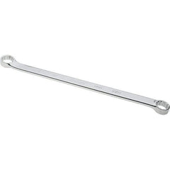 Proto - 7/8" x 1" 12 Point Spline Box Wrench - Double End, 1-17/64" Head Diam x 1-29/64" Head Thickness, 17-3/32" OAL, Steel, Polished Finish, 15° Offset - Industrial Tool & Supply