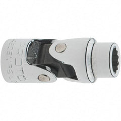 Proto - 1/4" Drive, Standard Hand Socket - 12 Points, 1-17/64" OAL, Steel, Full Polish Finish - Industrial Tool & Supply