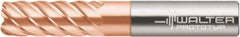Walter-Prototyp - 3/16", 4 Flute, Single End, Solid Carbide, 0.015" Corner Radius End Mill - 2-1/2" OAL, 50° Helix, Right Hand Flute, 0.6" LOC, Right Hand Cut - Industrial Tool & Supply
