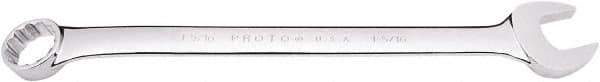 Proto - 1-5/16" 12 Point Combination Wrench - 15° Offset Angle, 17-5/8" OAL, Steel, Full Polish Finish - Industrial Tool & Supply