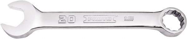 Proto - 20mm 12 Point Combination Wrench - 15° Offset Angle, 7-35/64" OAL, Steel, Full Polish Finish - Industrial Tool & Supply