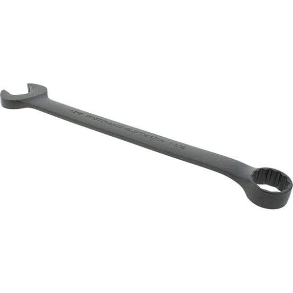 Proto - 1-3/16" 12 Point Combination Wrench - 15° Offset Angle, 15-7/8" OAL, Steel, Black Finish - Industrial Tool & Supply