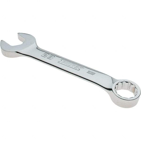 Proto - 23mm 12 Point Combination Wrench - 15° Offset Angle, 8-19/64" OAL, Steel, Full Polish Finish - Industrial Tool & Supply