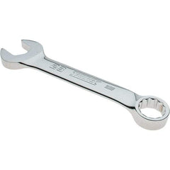 Proto - 23mm 12 Point Combination Wrench - 15° Offset Angle, 8-19/64" OAL, Steel, Full Polish Finish - Industrial Tool & Supply