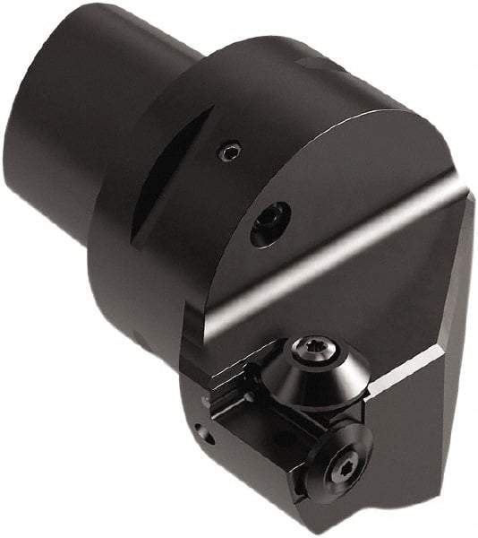 Seco - Left Hand Cut, Size C8, LCGN Insert Compatiblity, Internal Modular Turning & Profiling Cutting Unit Head - 55mm Ctr to Cutting Edge, 80mm Head Length, Through Coolant, Series Seco-Capto - Industrial Tool & Supply