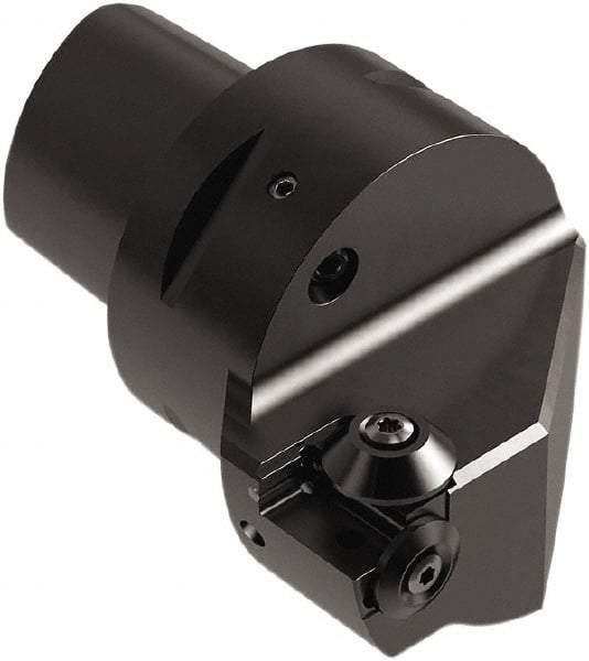 Seco - Left Hand Cut, Size C8, LCGN Insert Compatiblity, Internal Modular Turning & Profiling Cutting Unit Head - 55mm Ctr to Cutting Edge, 80mm Head Length, Through Coolant, Series Seco-Capto - Industrial Tool & Supply